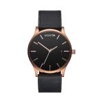 Leather Watch In Black